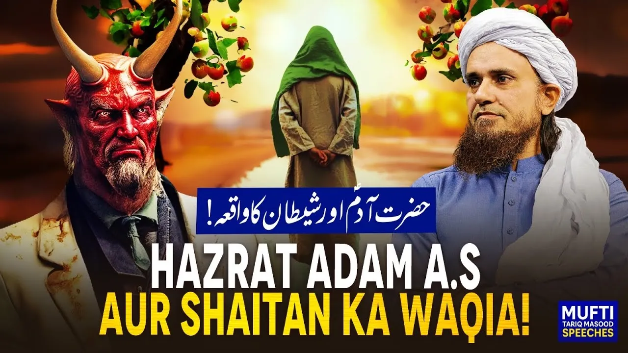 Hazrat Adam A.S Aur Shaitan Ka Waqia   | Mufti Tariq Masood Speeches